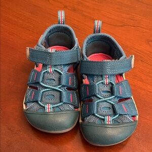 Keen Girl’s Blue and Pink Sandals
